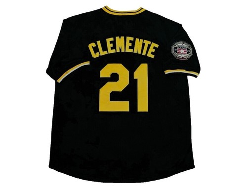 Roberto Clemente Pittsburgh Pirates Men's Black Jersey w/ Team