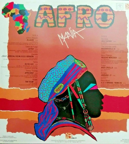 AFRO MANIA Lp 12" DLP 10016 vinile EX+++ cover EX+++ Afro Cosmic Mecca DJ - Foto 2 di 2