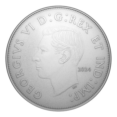 2024 5 Ounce Emanuel Hahn's 1939 Silver Dollar Sketch Design - Pure Silver Coin - Picture 3 of 6