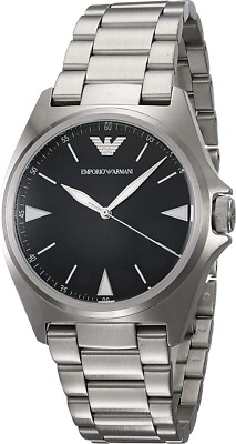 Emporio Armani Men's Three-Hand Stainless Steel Watch AR11255 NO BOX