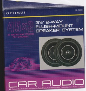 radio shack car speakers