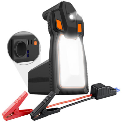 revolt 4in1-Kfz-Starthilfe & Powerbank, 16 Ah, 1.200A, 230 V bis 120W, QC3.0