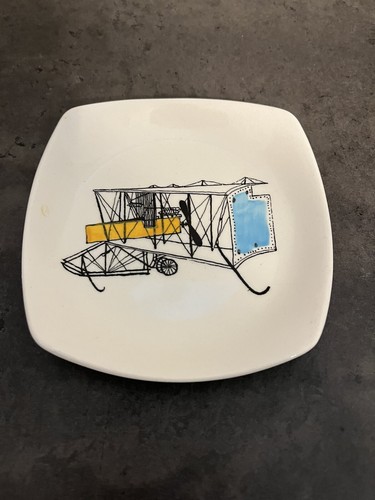 Midwinter Stylecraft Terence Conran pin dishes aircraft flying machines vintage - Picture 6 of 7