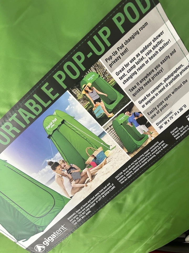 GIGATENT ST-002 POP UP POD HABITACIÓN PORTÁTIL, ligero con estuche de transporte NUEVO Foto 2 de 2