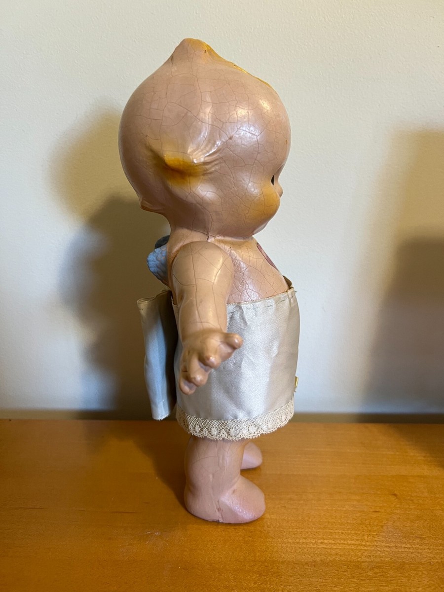 Vintage 11 in Rose O'Neill composition winged Kewpie Doll