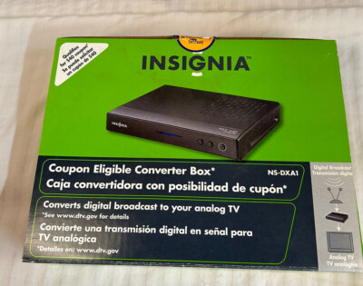 Insignia NS-DXA1 Digital-To-Analog TV Converter Box w/Remote Control | eBay