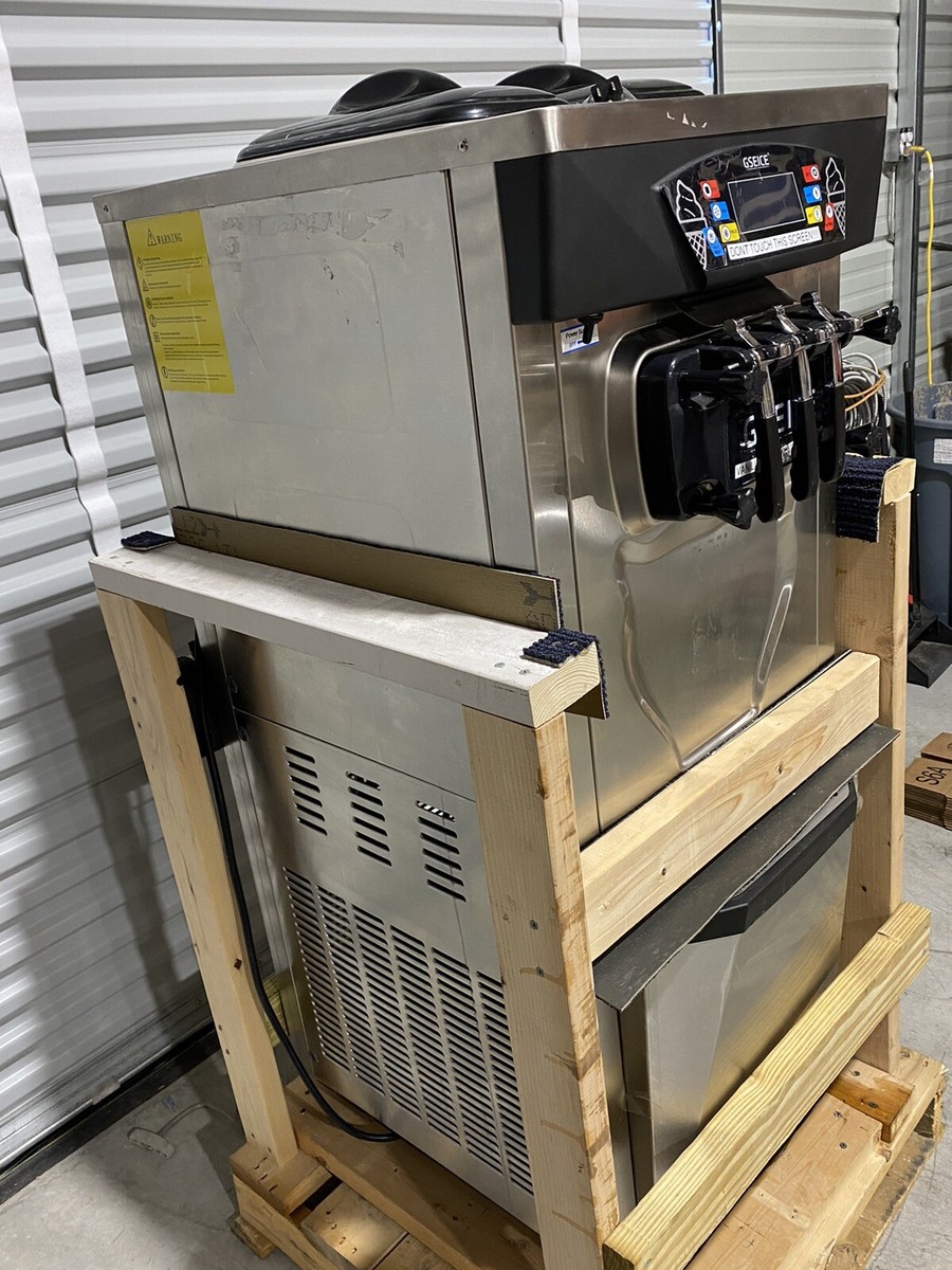 GSEICE BJK288CR2EJ Commercial Ice Cream Machine with Two 2.1 GSEICE BJK288CR2EJ Commercial Ice Cream Machine with Two 2.1