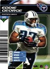 2003 NFL SHOWDOWN EDDIE GEORGE PLAYING CARD $0.99 VALUE BOX