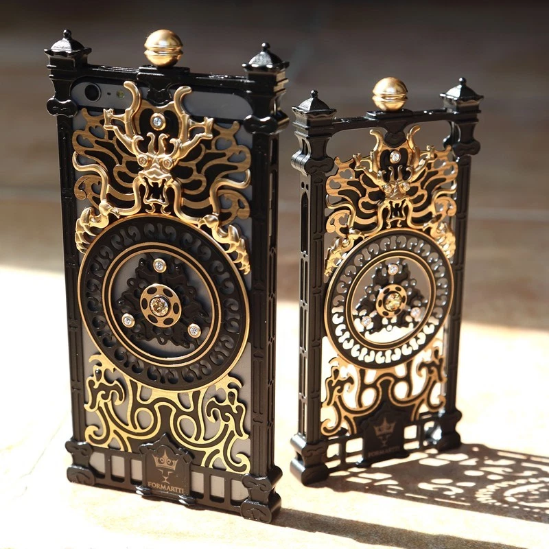 *Formartti Luxury Aerospace Aluminum Case for iPhone 6 6s SE 4.7" - Dragon Black - Image 2 of 4