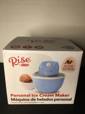 Rise By DASH Personal Ice Cream Maker - Blue - OPEN BOX - NEVER USED