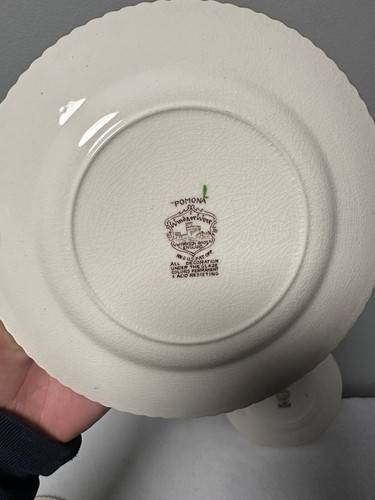 Johnson Bros England Plates Windsor Ware Pomona 8” Set Of 3 #C - 第 5/8 張圖片