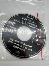 Canon EOS Digital Software Instruction Manual CD ROM CTI-7133 Windows Macintosh