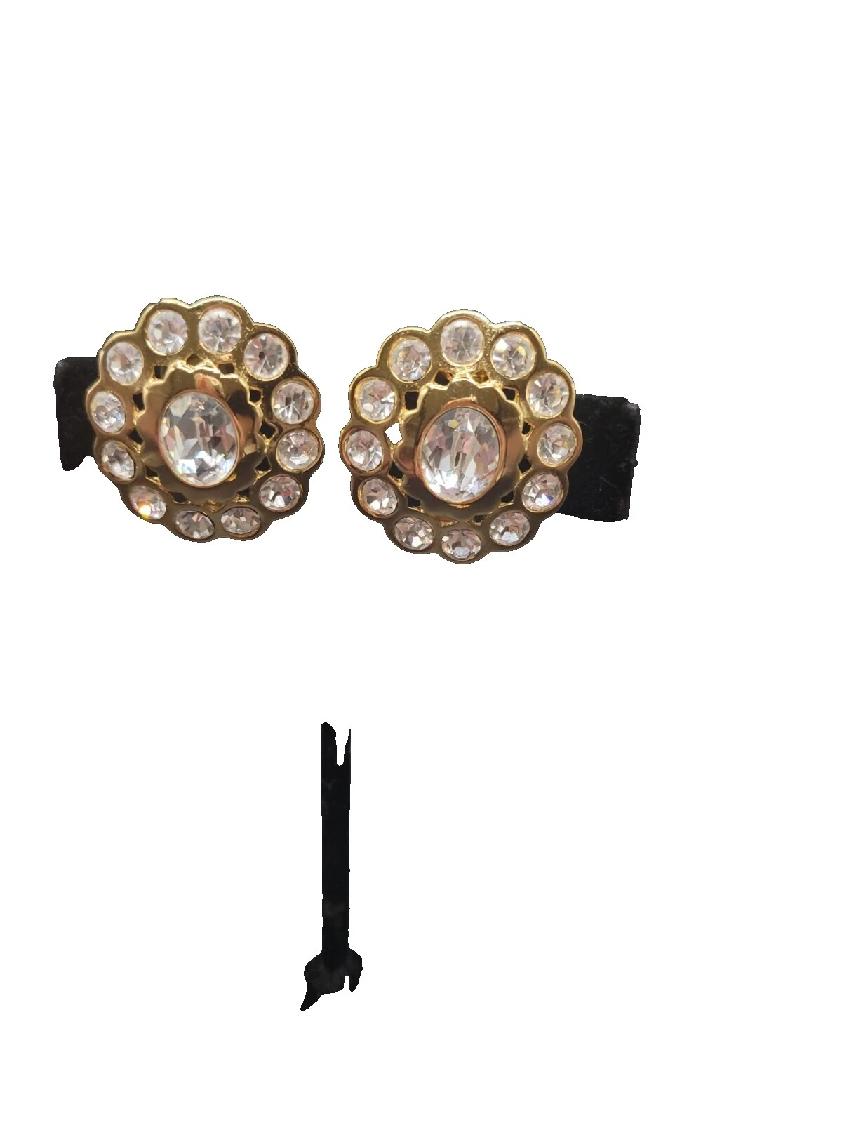 Pendientes de Moda de rodio Cristal Dior