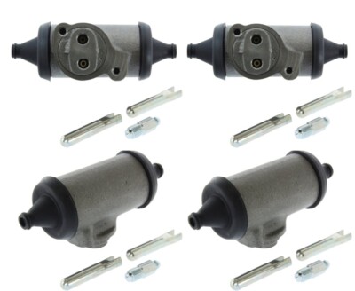 4 Brake Wheel Cylinders REAR Upper & Lower Left & Right For Chevy Ford GMC