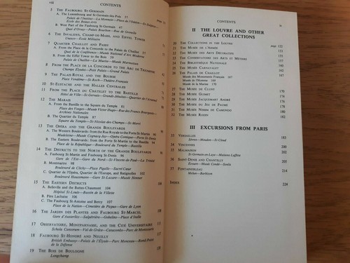 Paris - the Blue Guide (Stuart Rossiter - 1968) Hardcover - Picture 10 of 10