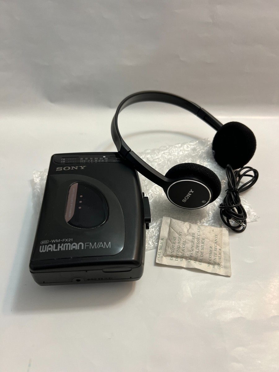 Vintage 1990s Sony Walkman Wm-fx21 Portable Cassette Tape Am/fm