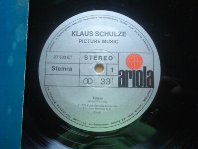 Klaus Schulze ‎– Picture Music ( LP Germany 27 583 ET ) | eBay