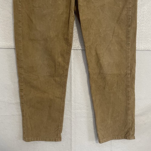 American Eagle MOM Jeans Women's 10R Caramel Brown Stretch Corduroy Straight Leg - Picture 4 of 10