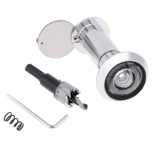 200-degree Door Viewer with Heavy Duty Privacy Cover for 1-1/2" to 2-3/8" Doors - Picture 9 of 9