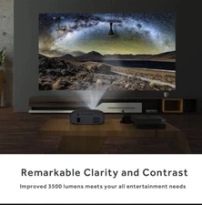 Movie Projector, Vamvo L3600 200" LCD Home Theater Video Projector Support 1080P