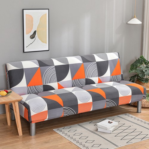 Extra Large Sofa Bed Cover Folding Armless Sofa Futon Slipcover Protector NEW - Picture 2 of 42