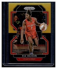 2022 Panini Prizm WNBA Kai Vaughn Black Gold Prizm /5 #98 Atlanta Dream