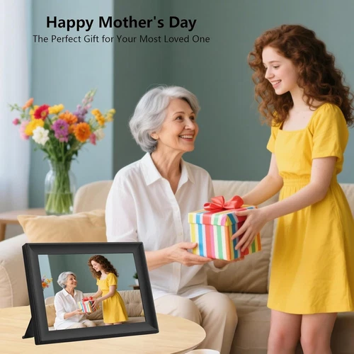 15.6 Inch Anmecs Digital Photo Frame, 32GB Memory, 1920*1080 IPS HD Touch Screen - Picture 5 of 9