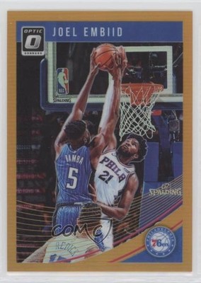 2018-19 Panini Donruss Optic Orange Prizm 43/199 Joel Embiid #99 1x9