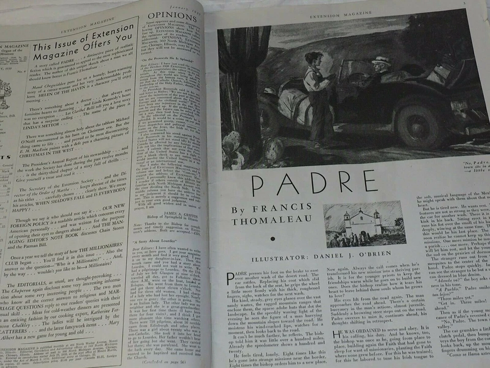 Extension Magazine"Winter" Official Organ of Home missions January 1939 Foto 4 de 4