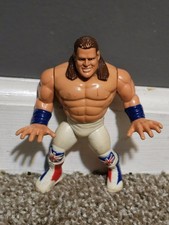 wwf BRITISH BULLDOG SERIES 3 wrestling HASBRO figure BLUE CARD