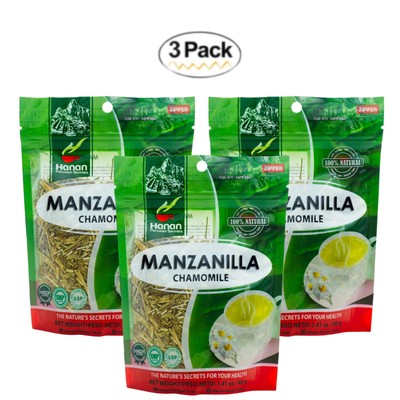 Te de Manzanilla 40g - Chamomile Loose Leaf Tea for  Digestive Support from Peru