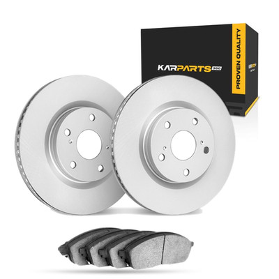 For Volvo C30 2007-2013 Brake Set Front | Cast Iron | Vented | Plain | 5 Lug