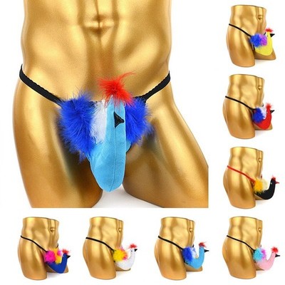 Slip T-Rücken Unterhose Unterwäsche Beutel Elefantennase G-String Herren