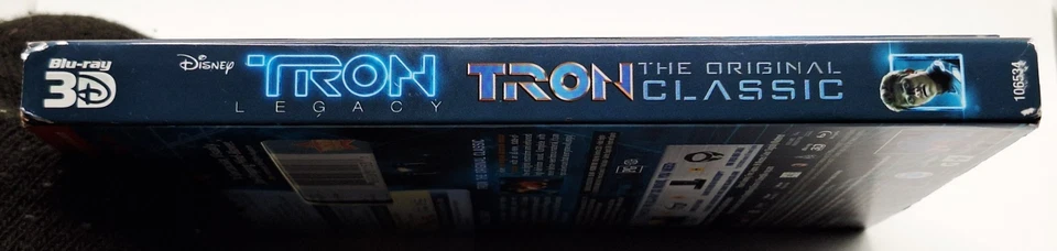 Tron Legacy ('10) / Tron: The Original ('82), 5-Disc 3D/2D Blu-ray/DVD, READ! - Image 2 of 4