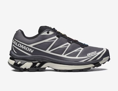 SALOMON XT-6 Trail Running Sneaker Damen/Herren   Black/White   Gr. 39 1/3