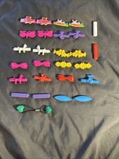 1980s Plastic Hair Barrettes Goody Snap Tight clips lot Animals 27 Pieces VTG
