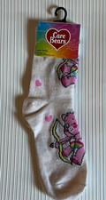 NEW CLOUDCO CARE BEAR "VALENTINE" KIDS SOCKS  SHOE SIZE: 10-4 