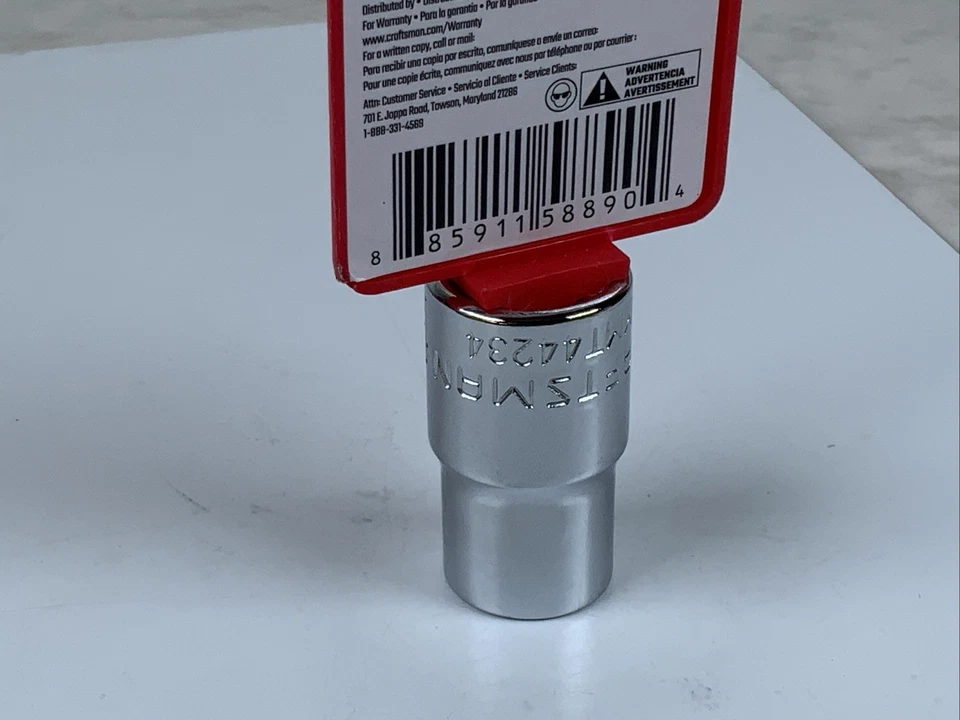 Craftsman CMMT 44234,  13mm  1/2 Drive 12pt Metric Socket, Taiwan - Image 4 of 4