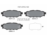 Textar Bremsbelagsatz Scheibenbremse 2427101