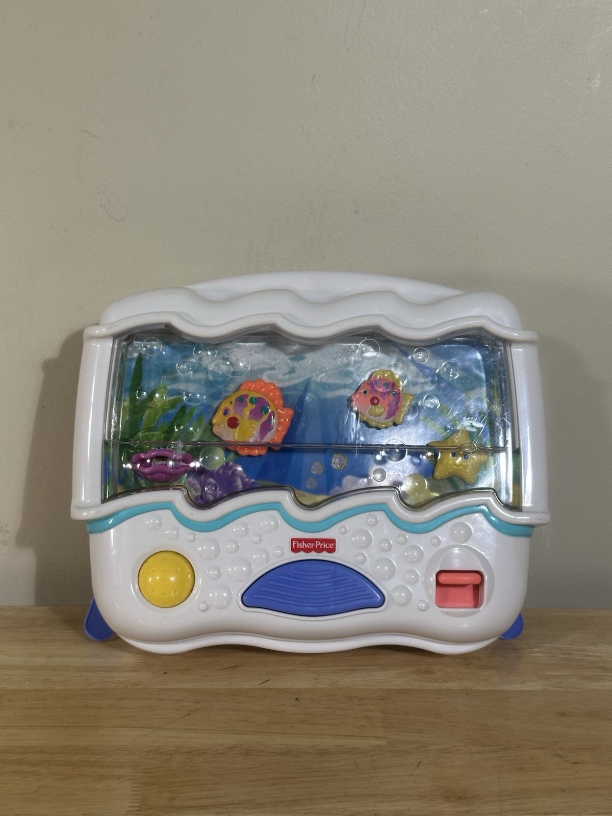 *Rare* Fisher-Price Ocean Wonders Aquarium Baby Crib Soother Tested + Batteries