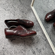 Vintage Church's Custom Grade Burwood Oxford Brogue Shoes Pre-Prada UK 11 US 12