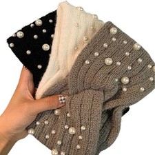 FZBNSRKO Knitted Headband,3 Pieces Winter 1 Count Pack of 3 , Mixed color