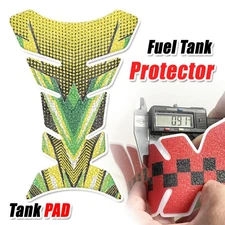 MC Motoparts Abstract Green Fish Bone Gas Tank Pad Protector Cover Grip