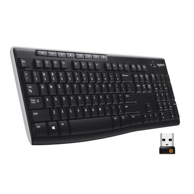 Logitech K270 Wireless Keyboard for Windows 2.4 GHz Full-Size Number Pad PC/MAC