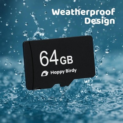 WuzuTech Happy Birdy 64GB MicroSD Card – TF Memory for 64 GB