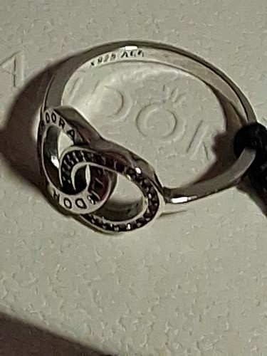 Pandora Authentic Brand New Sterling Silver Circles Ring Size 8 - Picture 10 of 17