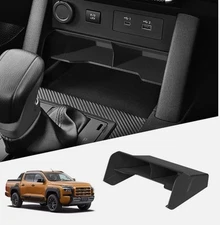 For Mitsubishi L200/Triton 2024 2025 Armrest Hidden Storage Box Organizer Tray