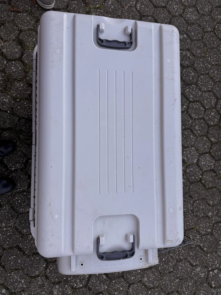 Kerbl Gulliver Transportbox für Hunde, 55x36x35cm - Grau (84652) - Bild 3 von 4