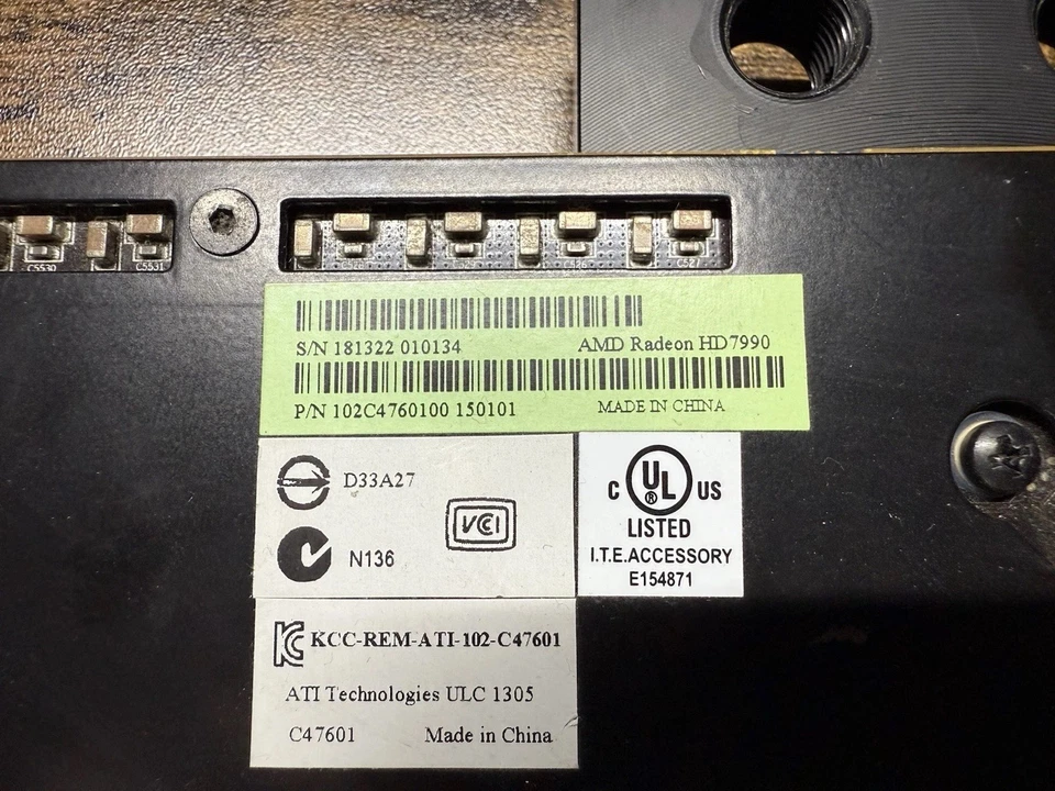 Amd Radeon Hd7990 Graphics Card EKWB FC Waterblock GPU 7990 7970 X2 Dual - Image 4 of 4