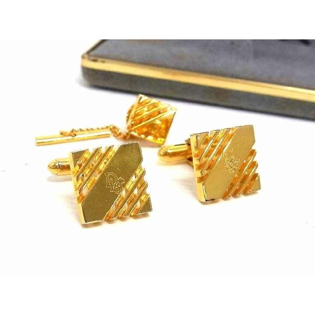 ◆ChristianDior　ネクタイピン　No.382◆ Christiandior Dior Tie Pin Cufflinks Accessories 2-Piece Set